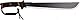 Elk Ridge Evolution MachKing - Machete - Schwarz , Klinge sehr scharf, Klingenlänge: 39,4 cm