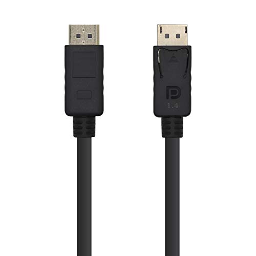 AISENS - A149-0391 - DISPLAYPORT CABLE V1.4 8K @ 60HZ, DP/M-DP/M, Black, 3.0M, único