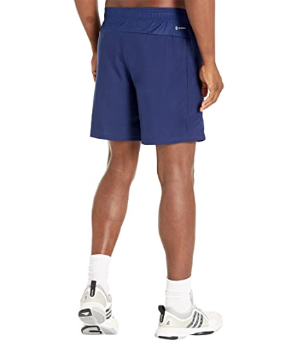 adidas Bermuda masculina Essentials para treino, Azul escuro/branco, XXG