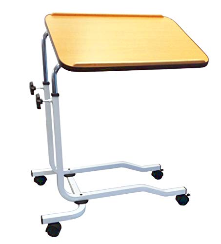 FabaCare Beistelltisch, Betttisch höhenverstellbar, Pflegetisch auf...