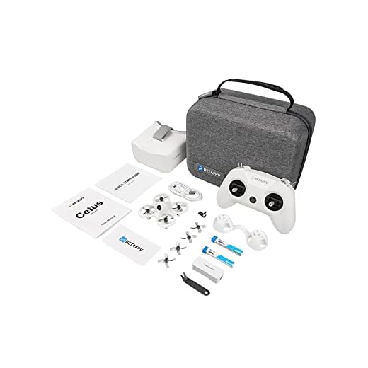 BETAFPV Cetus FPV Kit de Drone RTF Avec 3 Modes de vol Fonction de Maintien D'altitude Fonction D'atterrissage D'urgence Prêt à Voler Compatible pour Les Débutants FPV Garçons Filles Adolescents