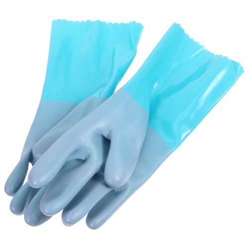 DEARMAMY Guantes Anticorte de Goma Antideslizantes para Limpieza de Pescado Protección contra Pinchazos Talla Corta Ideales para Trabajo Barcos y Manipulación de Mariscos
