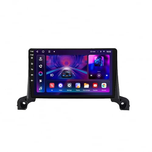 Radio Coche 2 DIN con Carplay para Peugeot 5008 y 4008 de 2017 a 2019 con Navegación 2G+32G