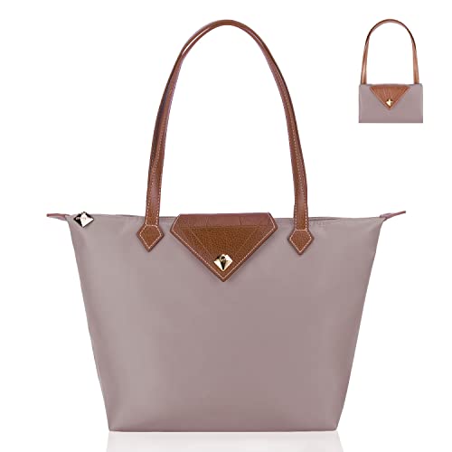 BOJLY Bolsos Totes para Mujer, Bolsos para las mujeres Diamante Nylon Tote Bag Ladies Shopping Plegable Tote Bolsa de viaje de playa Impermeable Casual Rosado Grande BOJLY Bolsos Totes para Mujer, Bolsos para las mujeres Diamante Nylon Tote Bag Ladies Shopping Plegable Tote Bolsa de viaje de playa Impermeable Casual Rosado Grande