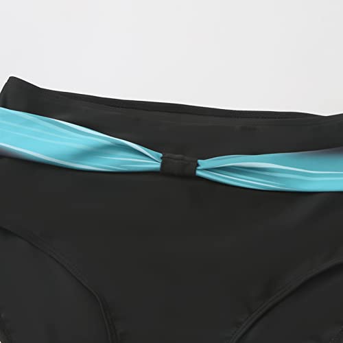 Black Bikini, Women Bikini Swimsuits For 2 Piece Pattern Bikini Tops Women's High-Breasted Straps Bikini Set Two-Piece Swimsuit Pringt Bikini Beachwear Thong Bottom Lemon Swimming (S, Blue) #TOP5