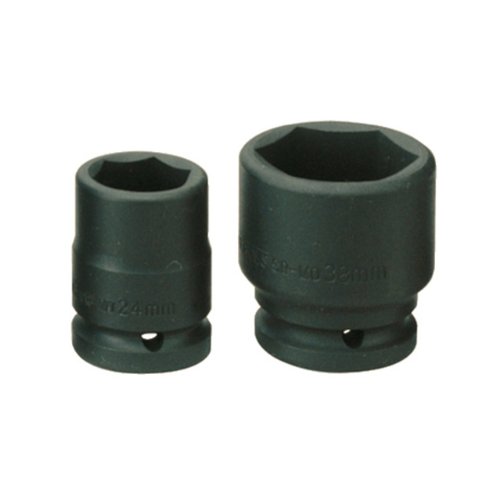 Douille à choc 32 mm Teng robuste entraînement 3/4 profil 6 pans durable