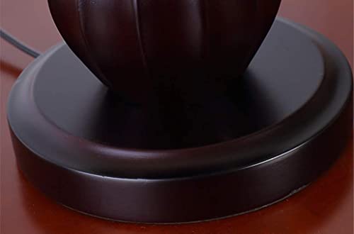 Lampe de bureau rétro forme de vase design élégant en tissu