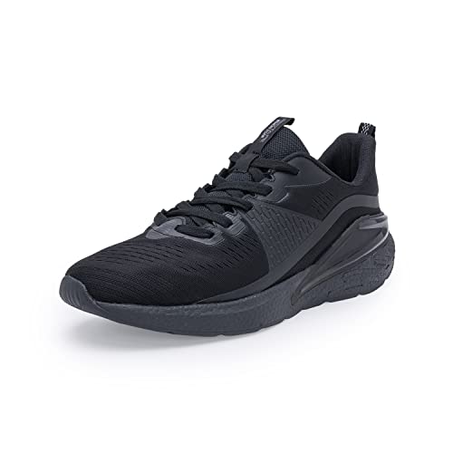 Image of Red Tape Men Black Walking Shoes