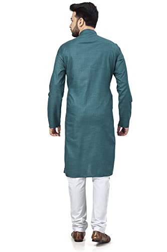 Image of BE ACTIVE Linen Blend Solid Pattern Trendy Comfortable Stylish Full Sleeve Kurta Men's Ethnic Wear