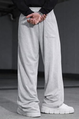 Image of Rockwell Men's Baggy Sweatpants | Cotton Terry Relaxed Fit Joggers for Men | Oversized Streetwear Track Pants | Casual Gym & Everyday Wear| 027