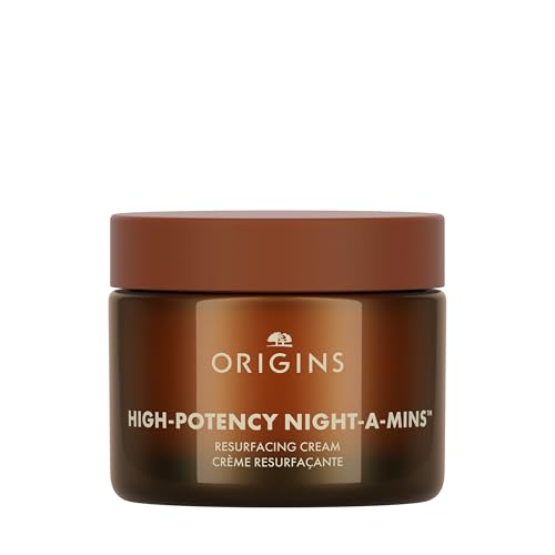 Origins High-Potency Night-A-Mins Resurfacing Face Moisturizer with Jojoba | Night Cream, 1.7 Fl Oz