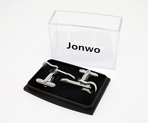 Mancuernillas de guitarra eléctrica para camisa de hombre miniatura 5