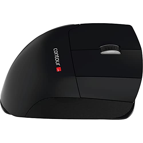 Ergonomische kabellose Maus Contour Design Unimouse für Rechtshänder