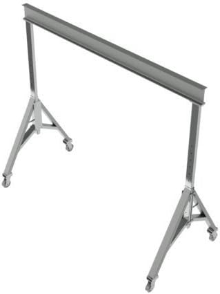 Wallace 3 Ton Steel Adj Gantry Crane 20` Span, 10'4"-13'10" Height