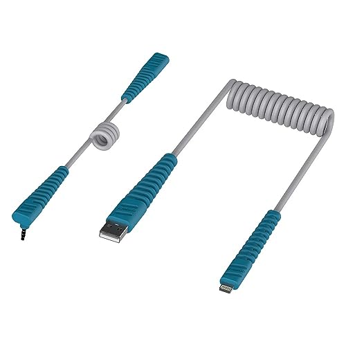 Cable de audio y alimentación OtterBox EasyGrab infantil color plata