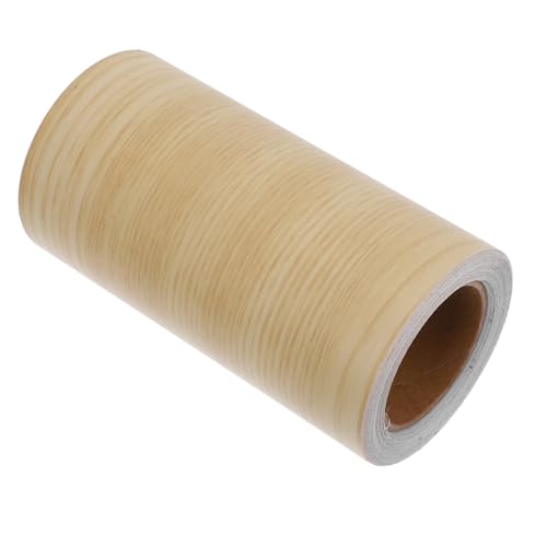 MUCKLILY Wood Grain Floor Tape Easy to Install Adhesive Baseboard Trim for Decor and Repair