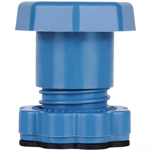 Image of Anti Vibration Appliance Feet Adjustable Height 10cm, Shock Absorbing Support Pads for Washer and Fridge, Non Slip Moisture for proof, Blue, Set of 4