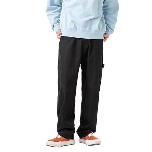 Men's Cotton Wide-Leg Pants - Drawstring Casual