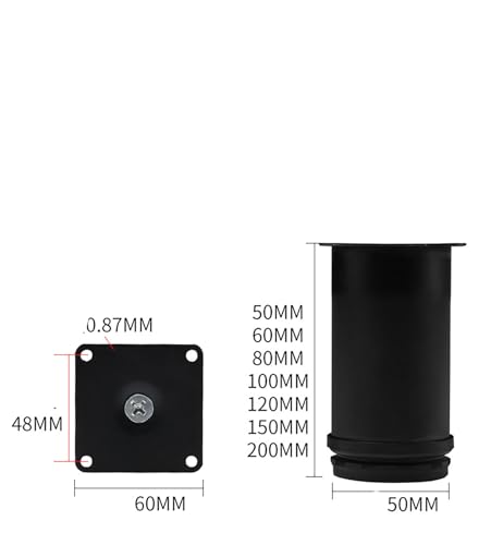 Patas ajustables para muebles de salón, gabinetes y mesas resistentes 3