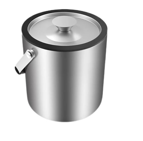 Cubo de hielo aislado de 3L con colador y espátula para barbacoas y picnics