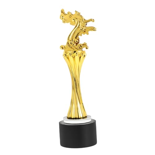 Kisangel Dragon Boat Trophy for Youth Awards Creative Resin Decorative Prize for Sports Competitions Unique Design for Ceremonies and Elegant Construction for Team Celebrations