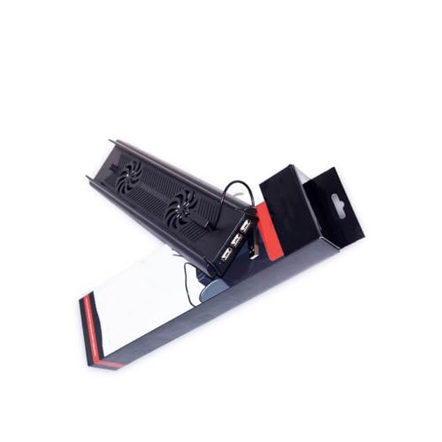 Base enfriadora multifuncional con ventiladores y puerto USB miniatura 5