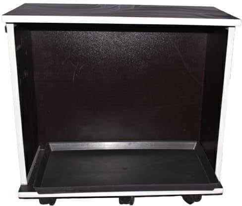 DrajTek Wooden Inverter Battery Trolley Cabinet with Battery Tray | Battery Box | Wooden Invertor Trolley, ups Box for Home and Office | 6 Wheels... - Image 3