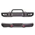 DDGHAE Vorne Hinten Stoßstange Kompatibel for Jeep Kompatibel for Wrangler JK JL JT Gladiator Stahl Aluminium Auto Auto Teile 2007-2022 Jahre(Front Aluminium) DDGHAE Vorne Hinten Stoßstange Kompatibel for Jeep Kompatibel for Wrangler JK JL JT Gladiator Stahl Aluminium Auto Auto Teile 2007-2022 Jahre(Front Aluminium)