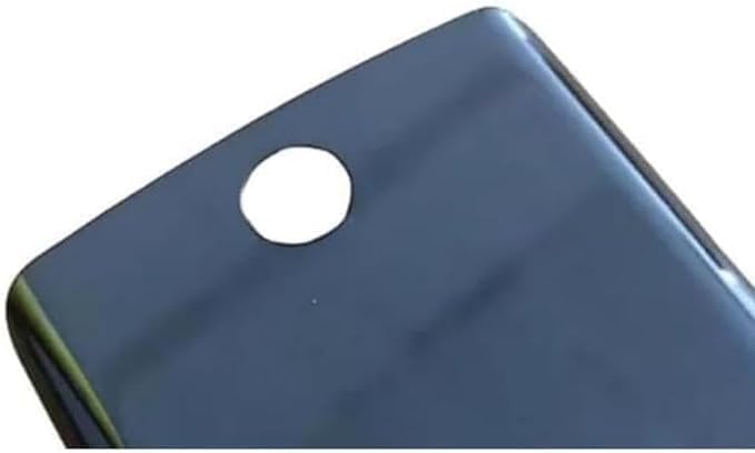SHOWGOOD Back Glass Rear Door for Motorola Moto Razr 2 Razr2 2nd Gen 2020 5G XT2071 Battery Cover Panel Housing Repair Replacement (Black)