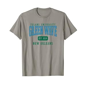 Tulane University Green Wave Est. Date T-Shirt