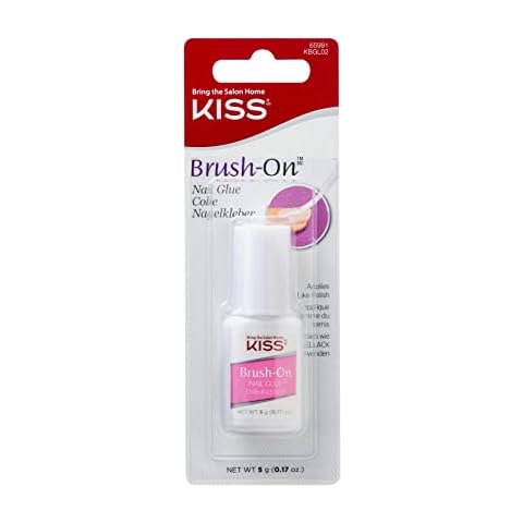 KISS Pegamento para Uñas con Pincel Transparente Cover