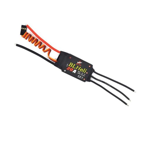 BLHeli ブラシレス ESC 20A 30A 40A 50A 60A 80A 電子スピードコントローラー 固定翼飛行機ヘリコプタークワッドコプタードローンに対応(BLHeli 20A ESC)