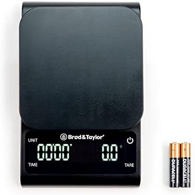 Brod & Taylor Precision Kitchen & Coffee Scale with Timer | (0.1g Precision) - Thumbnail 3