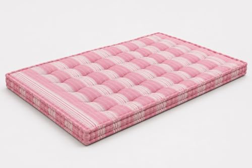Image of Cotton Mattress Single Bed | Gadda Single Bed for Floor 72*48*6 inch | Breathable Materials