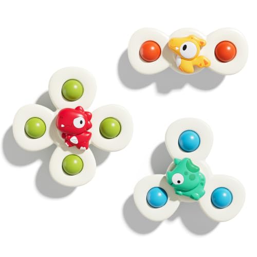 Image of ALASOU Suction Cup Spinner Airplane Travel Toys for 1 Year Old Boy Girl