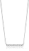 Fossil Vintage Glitz Horizontal Line Pendant Necklace