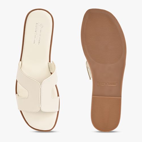 Image of Call It Spring Women's White Flat sandals