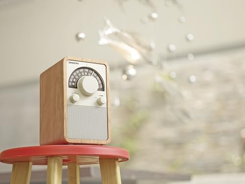 Image of Sangean WR-15WL AM /FM Table Top Wooden Radio, Walnut
