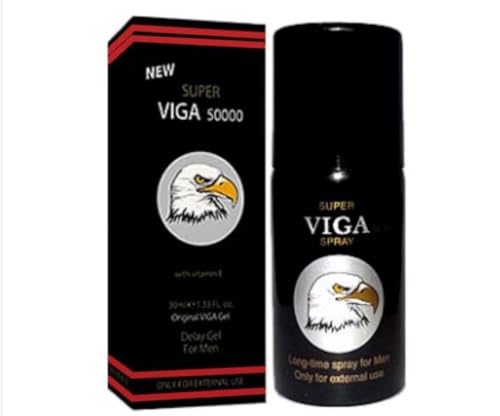 Super Viga 50000 Delay-Spray for men Verzögerungsspray - für den aktiven Mann - Extra Stark - Sofortwirkung für Männer Sex Enhancer Male Delay Spray Verzögerungsspray Verlängern Sie die Zeit