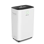 34 Pint Dehumidifier for Basement, Britsou Dehumidifiers for Home with Auto Humidity Control, Drain Hose, 24H Timer - Ideal for Bedroom, Bathroom