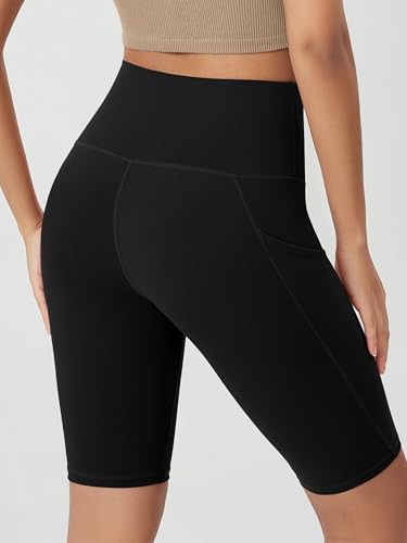 ODODOS Women's Tummy Control Biker Shorts 2.0 with Pockets High Waist Athletic Workout Yoga Shorts-3.5''/ 5"/ 8" / 10" Inseam2