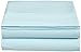 Clara Clark Supreme 1800 Collection Wirnkle Free Hypoallgenic Single Flat Sheet - King Size, Aqua Light Blue