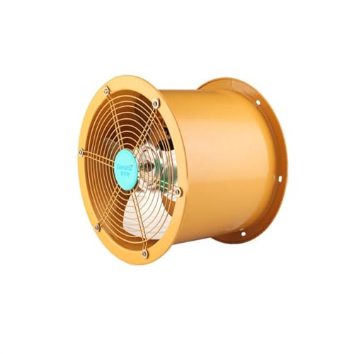 ZIGUIhsou-11 Extractor de aire confortable Ventilador de escape ventilación Industrial alta potencia, Extractor humo cilindro velocidad(14 inch)