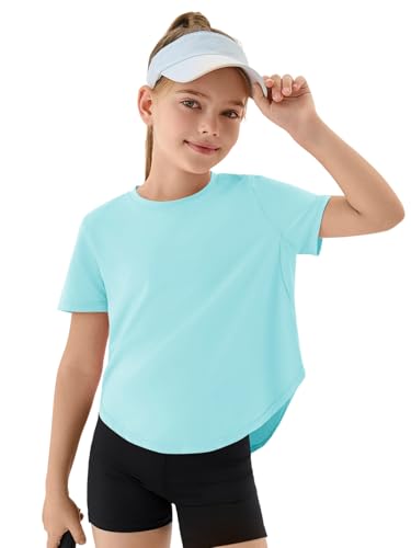 T-shirts de 5 à 14 ans pour filles qui évitent la transpiration