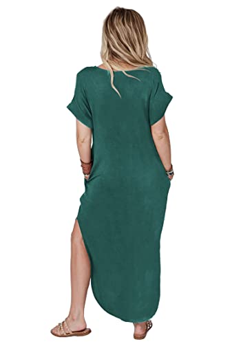 Image of Good Vibes Rainbow Graphic Dress Womens Sleeveless Pocket Maxi Dress Hawaiian Beach Tank Dress