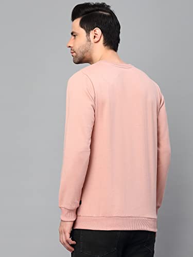 Image of Rigo Fleece Printed Round Neck Sweatshirt for Men | Full Sleeves Sweatshirt for Men | Casual Wear & Stylish Sweatshirts for Men