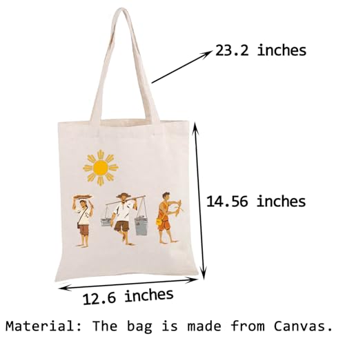 Bolso tote para alimentos filipinos - Regalo para amantes de la comida filipina, dulces y postres de Filipinas miniatura 3