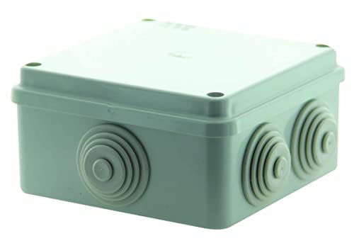 Voltman DIO013017 Kabeldose, quadratisch, wasserdicht, 100°x°100°x°50, IP55