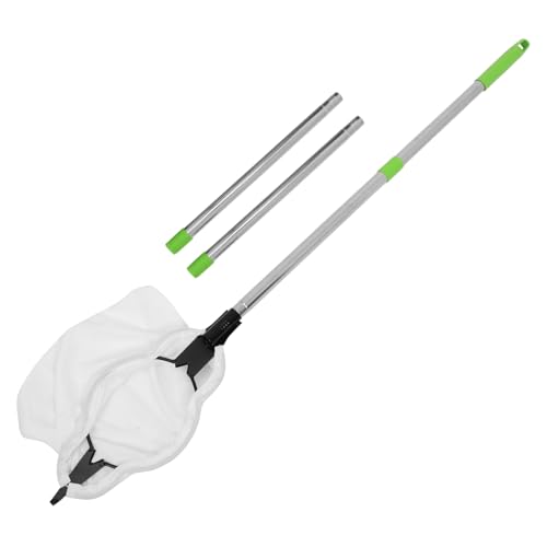 HANABASS 1Set Adjustable Fruit Pole with Basket Multi Section Tool for Efficient Peach and Apple Harvesting for Orchard and Home Use