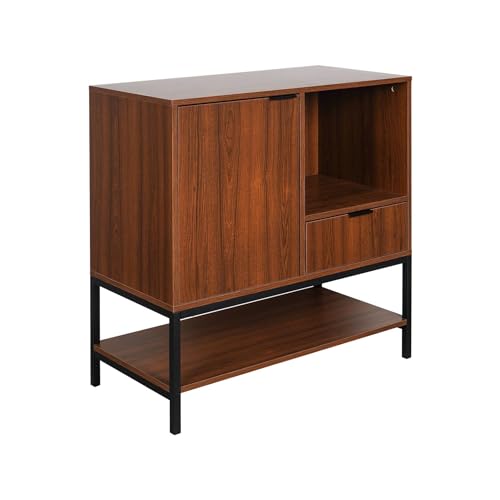 Sweeek: Aparador bajo en Nogal con Patas